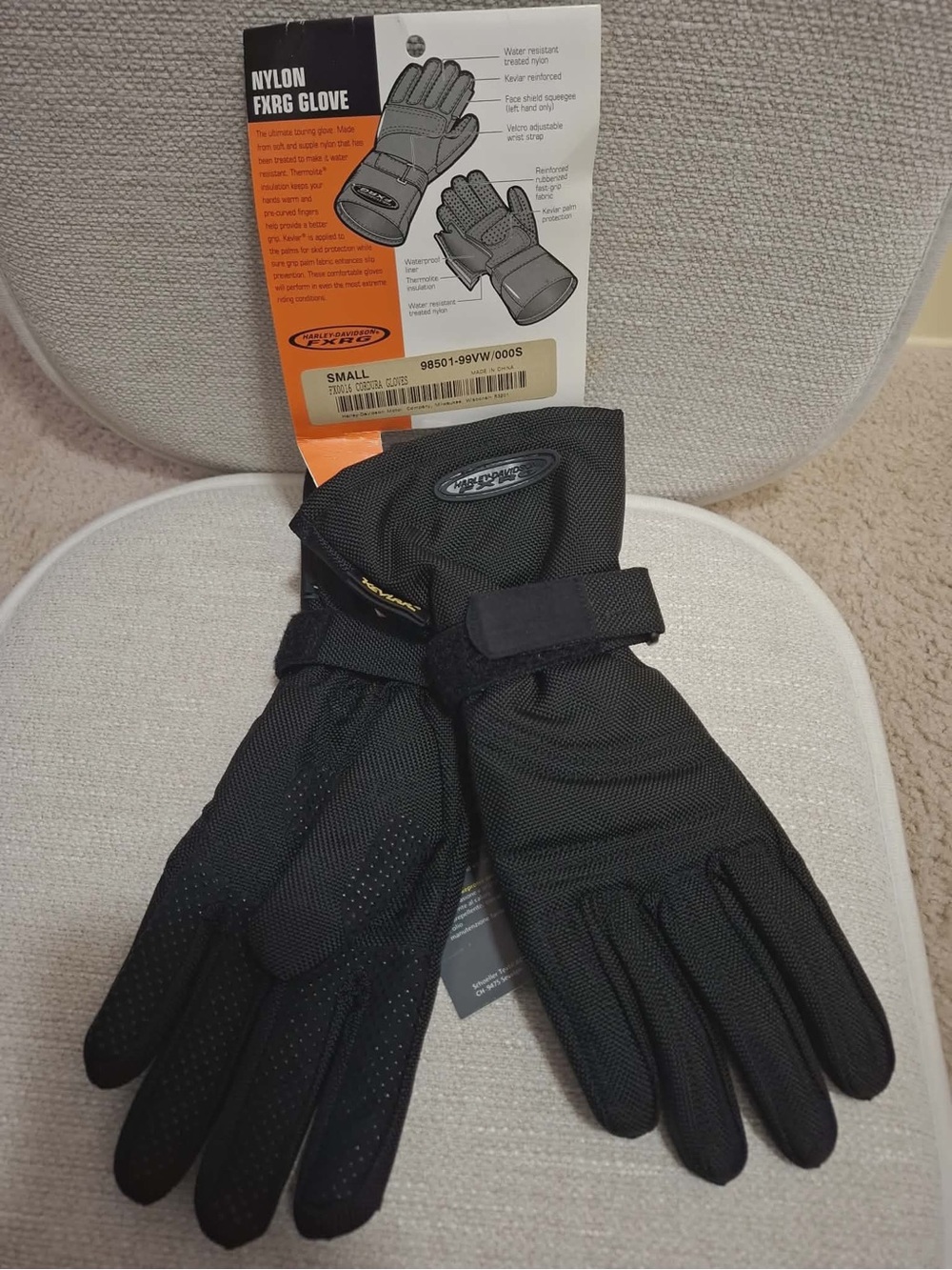 Nylon FXRG Glove - Black - HARLEY-DAVIDSON